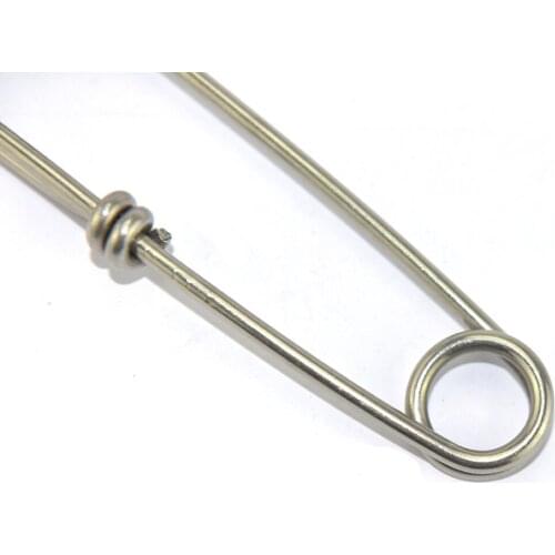 TOPIND 1000pcs Stainless 3.8mm Wire diameter A-TYPF SNAP Swivels Snaps Stainless Steel Longline Snap Clips