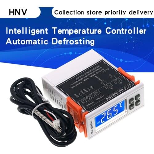 STC-8080A+ Refrigerator Thermostat Temperature Controller Refrigeration Automatic Defrost Timer Intelligent Single Probe