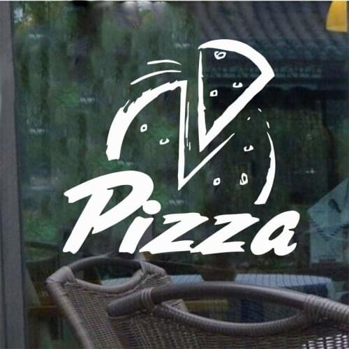 Pizza Shop Wall/Window Shop vinyl decal sticker. Various colours and size options.Italian Europe Pizza Italian Restaurant K44