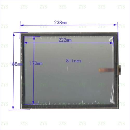 ZhiYuSun A3564BBL 238*188mm 8Wire Resistive TouchScreen Panel Digitizer 238*188