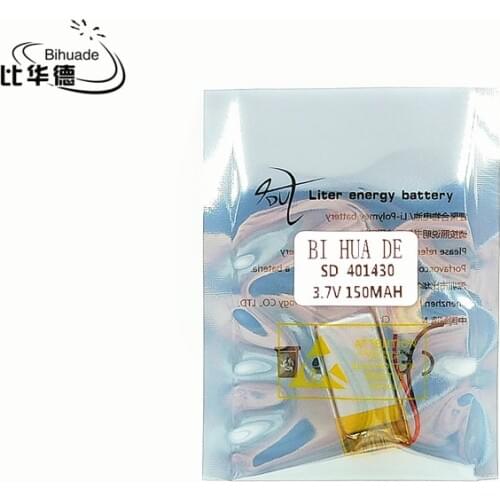 1pcs [SD] 3.7V,150mAH,[401430] Polymer lithium ion / Li-ion battery for TOY,POWER BANK,GPS,mp3,mp4,cell phone,speaker