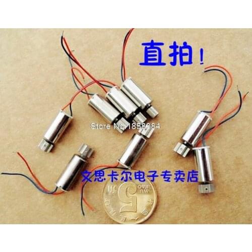 10PCS DC 1.5-3V Micro 4x8mm Cell Phone Coreless Vibration Motor Vibrator Kit