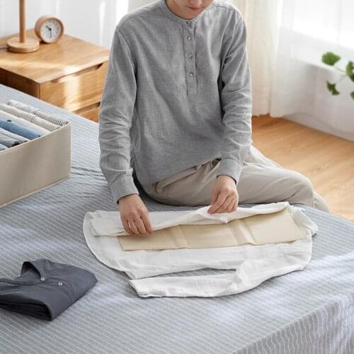 2020 Hot sales household adults kids storage organizer white clothes fabric fold boards