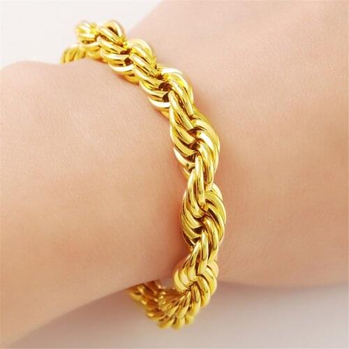 AGDRMER Golden Bracelets