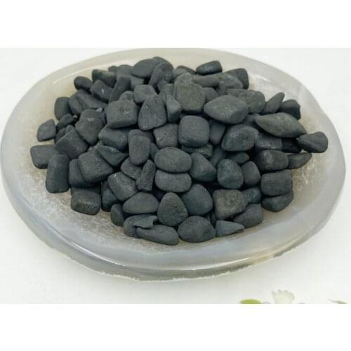 100Grams Tumbled Shungite Stone Beads,Unpolished Shungite Chip Healing Stone Used For Meditation and Energy Balace