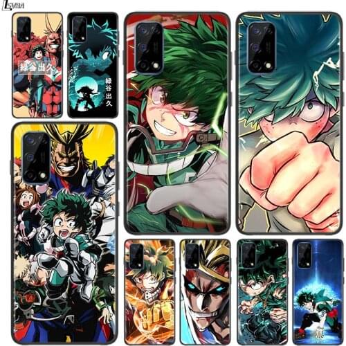 My Hero Academia Anime for OPPO Realme V15 X5 X3 X50 X7 X2 C17 C11 C3 C2 7 7i 6 6S 6i 5 Narzo 20 Pro Black Phone Case