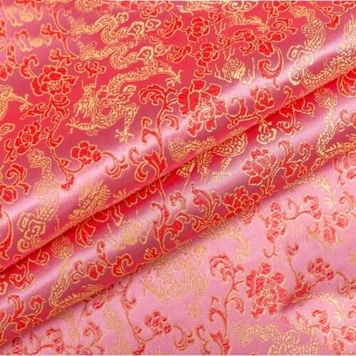 90x100cm European style High precision jacquard tapestry satin jacquard brocade fabric upholstery fabric for patchwork