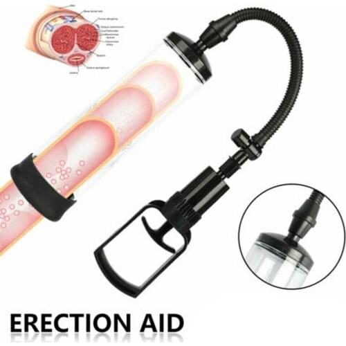 Manyjoy Male Penis Pump Vacuum Pump Manual Penis Enlargement Extender Masturbator Penile Trainer Tool Adult Sex Toys For Men