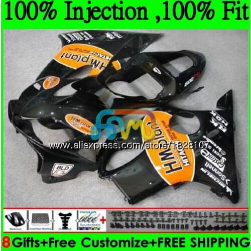 OEM For HONDA CBR 600 F4i CBR600FS CBR600 F4i 01 02 03 139BS.97 CBR 600F4i 600 FS CBR600F4i HM-Plant hot 2001 2002 2003 Fairing