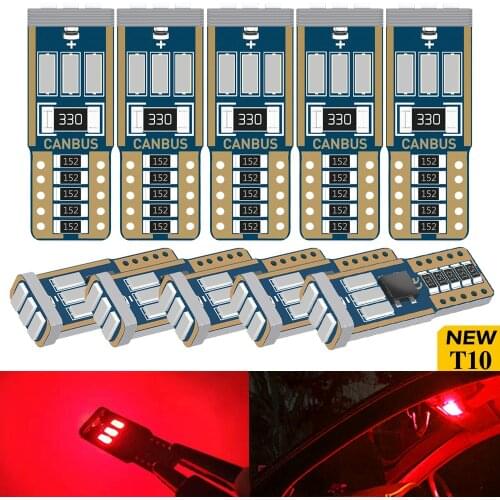 A Pack Canbus Reading Light T10 W5W LED Bulb Car Interior Light for Kia Rio 3 2 K2 K3 K5 K4 for Kia Sportage 2011 2015 White Red