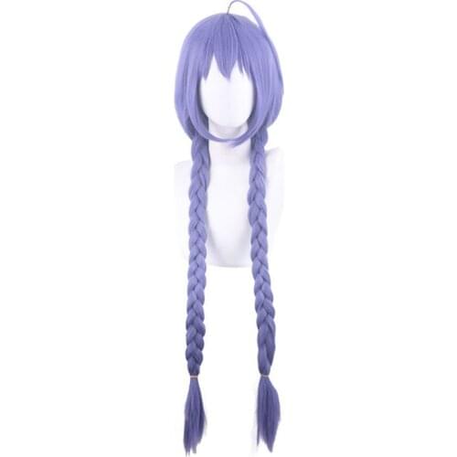 Anime Game Jobless Reincarnation Roxy Migurdia Wig Long Medium Purple Hair Cosplay Wig Role Play Halloween Hair Synthetic 100cm