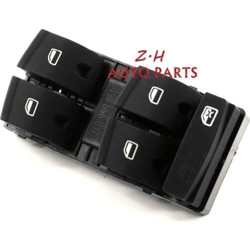 New 4F0 959 851 F Driver Side Electric Master Window Control Switch for AUDI A3 S3 A6 S6 C6 Q7 4FD959851A 4F0 959 851 C 5PR