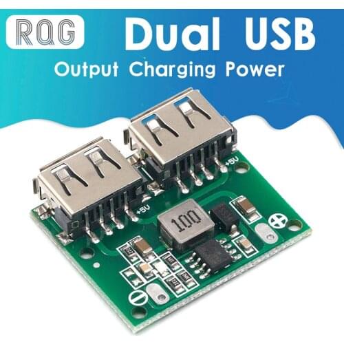 9V 12V 24V to 5V DC-DC Step Down Charger Power Module Dual USB Output Buck Voltage Board 3A Car Charge Charging Regulator 6-26V