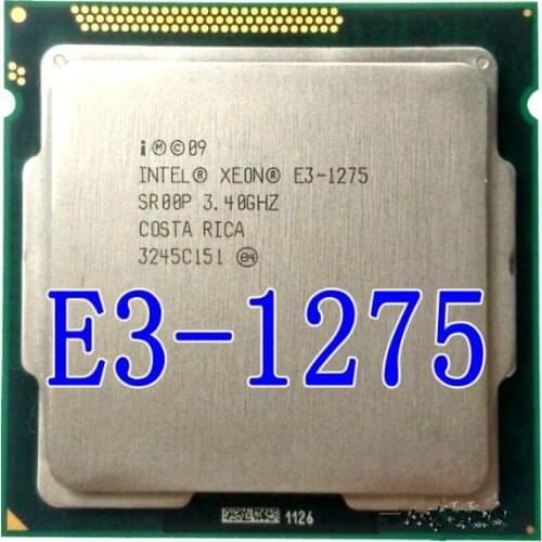 Intel Xeon Processor E3-1275 E3 1275 e3 1275 Quad-Core Processor LGA1155 Desktop CPU properly Desktop Processor can work