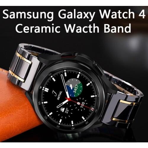 22/20mm Ceramic Watch BraceletSamsung Galaxy Watch 4 classic 46mm 42mm 44mm Top-quality Watch Strap For Huawei Watch 3 pro Band
