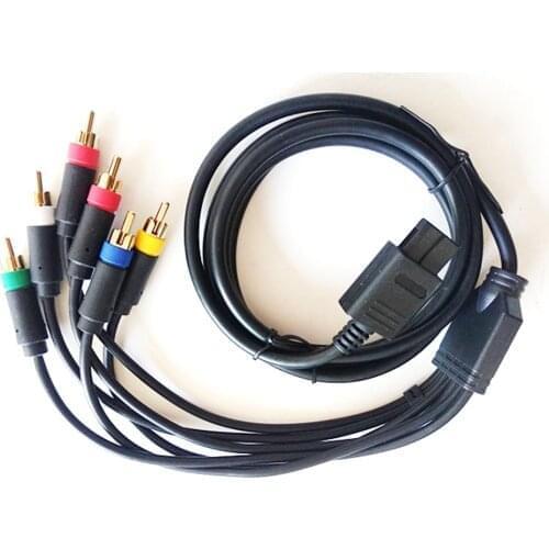 RGB/RGBS RCA Cable For NGC/N64 /SFC/ Color Monitor Component Cable Game Console Accessories