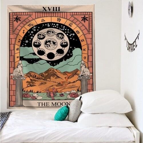 Tarot Tapestry Nordic Ins Explosion Large Size Tapestry Art Wall Blanket Home Decoration Mural