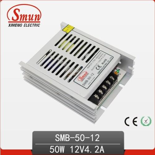 SMUN 50W Ultra Thin Type Single Output Switching Mode Power Supply 12V 4A AC-DC Led Driver