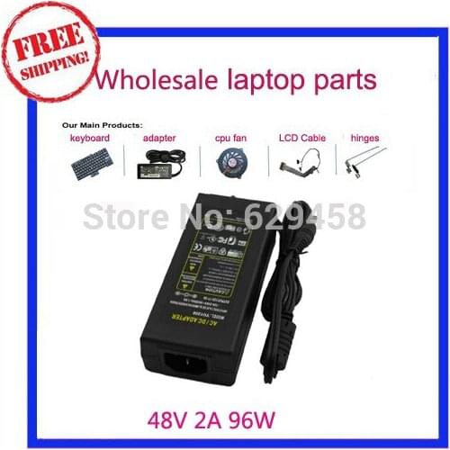 48V 2A 96W Universal AC DC Adapter Charger Switching Power Supply 5.5*2.1mm 5.5 x 2.1mm DC Plug