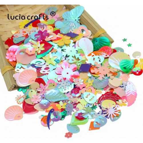 20g Mixed Loose Sequins Flower Fish Star Embellishment DIY Sewing Clothing Scrapbook Wedding Party Nail Art Decor D1003