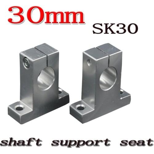 4pcs/lot SK30 SH30A 30mm linear shaft support 30mm Linear Rail Shaft Support XYZ Table CNC parts