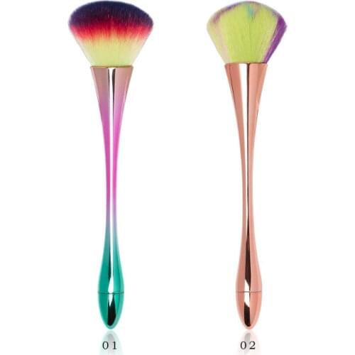 6 Color Mullti-function Small Waist Makeup Powder Foundation Eyeshadow Brushes Beauty Tool Professional Nail Dust Cleaning Brush