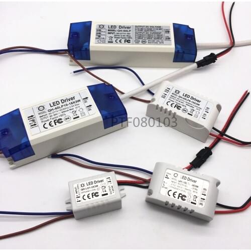 AC 85-265V 1-3x3w 2-4x3w 6-10x3w 10-18x3w 18-30x3w 600mA 650mA LED Driver Power Supply Transformer Light Power Supply F 3w LED