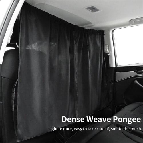 Car Isolation Curtain Sealed Taxi Cab Partition Protection Commercial Vehicle Sunshade Privacy Curtain Car Accessories