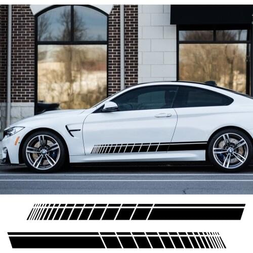 Car Side Stickers For Audi BMW Ford Volkswagen Toyota Renault Peugeot Mercedes Honda Mini Auto Vinyl Film Car Tuning Accessories