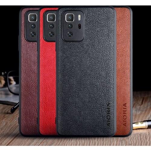 Case for Xiaomi Poco X3 GT 5G funda luxury Vintage Leather skin coque soft hard cover for xiaomi poco x3 gt case capa