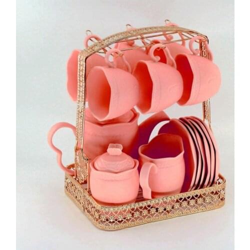 Mug Holder Coffee Rack Coffee Cup Holder Tea Set Stand Dishes Organizer Wrought Iron Mug Drainer Storage Drying Rack Org
