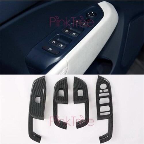 For Hyundai Venue 2019 2020 Car Window Lift Switch Control Panel Frame Cover Trim Car Accessories