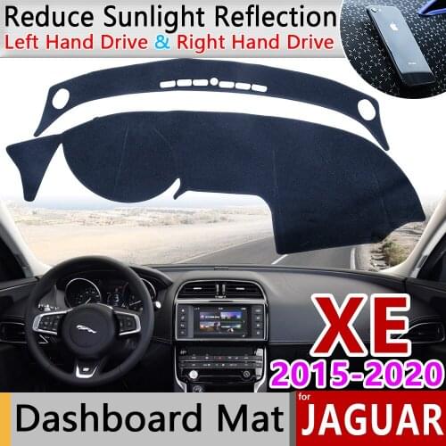 For Jaguar XE 2015 2016 2017 2018 2019 2020 Anti-Slip Mat Dashboard Cover Pad Sunshade Dashmat Protect Carpet Car Accessories
