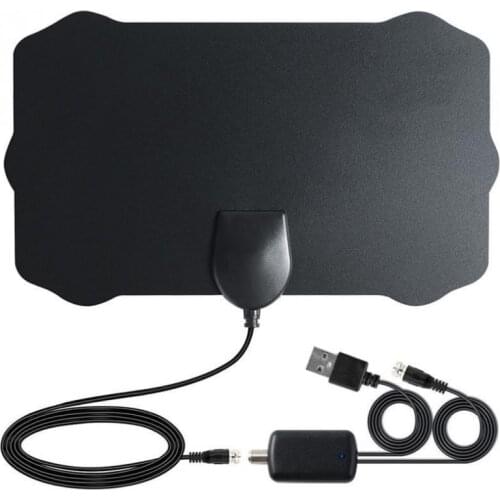 HDTV Antenna, 2020 New Indoor Digital TV Antenna 130 Miles Range with Amplifier Signal Booster 4K Free Local Channels Support Al