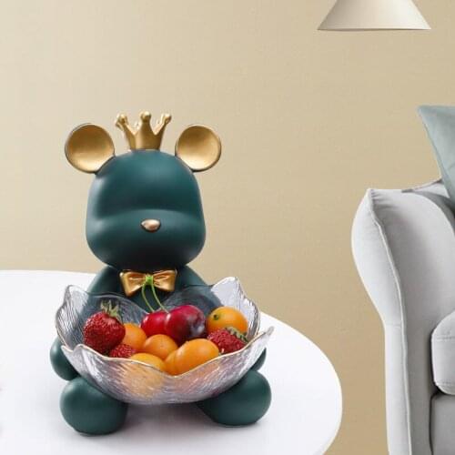 Nice family sitting room POTS and fruit plate desktop coffee table porch northern European luxury decoration