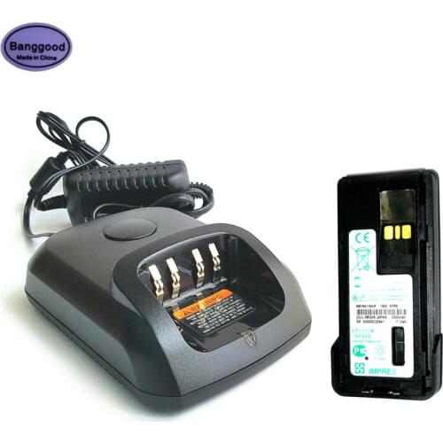 7.4V 2300mAh Li-Ion Battery + NNTN8117 Charger For Motorola DP2000 DP4400 DP4800 CP7668 XPR7550 XPR7580 DGP5550E DEP550 Radio