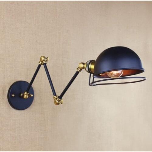 Loft Style Decorative Edison Wall Sconce Bedside Wall Lamp Industrial Vintage Double Arm Wall Lights For Home Lighting