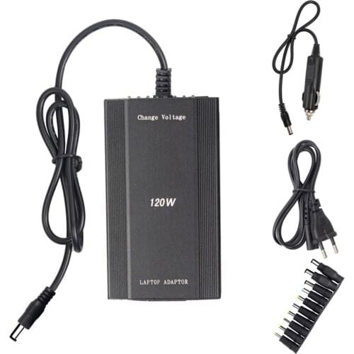 SALE Multi-connector Dual-purpose Voltage Adjustable Multi-function Laptop Car Charging Adapter For Home Car Auto Accessorie