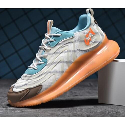 Men Sneakers 2021 New Air Cushioning Running Shoes For Men Outdoor Breathable Reflective Tenis Shoes Male Training Footwear