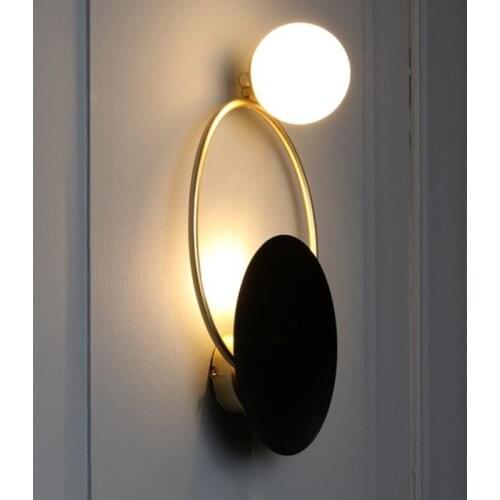 Post Designer Originality Bedroom A Living Room Model Between Concise Personality Arts Light Luxurious Bedside Wall Lamp Have