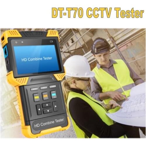 Professional CCTV Tester DT-T70 1080P IP Analog Camera Testing HD Combine Tester AC100-240V Security & Protection Camera Tester