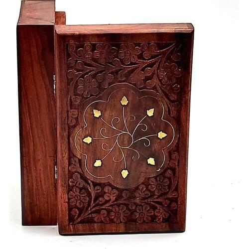 Rose Gift Indian Work Box Wood