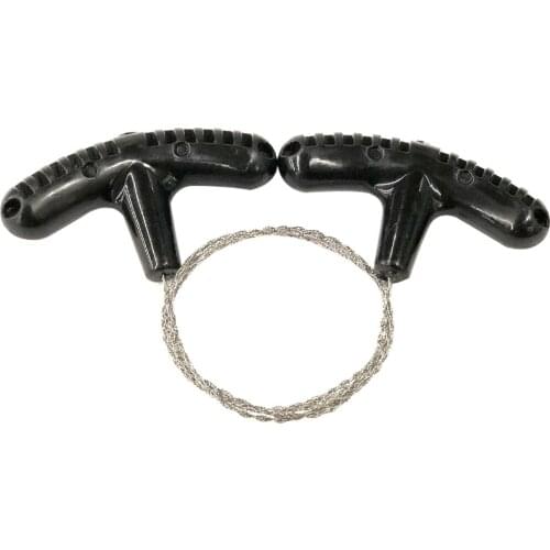 Manual Steel Rope Chain Saw Practical Portable Emergency Survival Gear Steel Wire Rope Chainsaw Outdoor Camping Hiking Tools