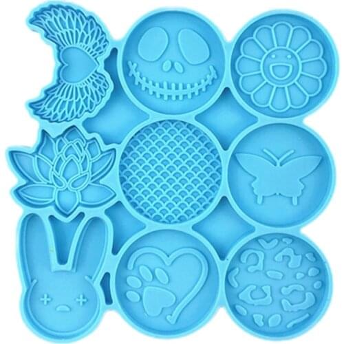 Mobile Phone Grip Epoxy Resin Mold Phone Socket Decoration Silicone Mould Handmade DIY Crafts Jewelry Casting Tools