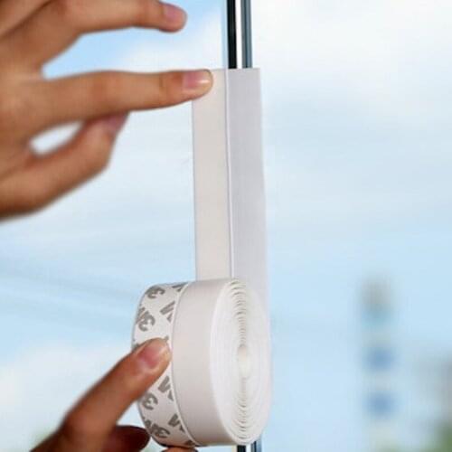 25mm 35mm 45mm Silicone Seals Strip for Frameless Window Balcony Seals White odd