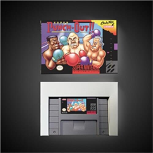 Super Punch-Out !!- RPG Game Card Battery Save US Version Retail Box