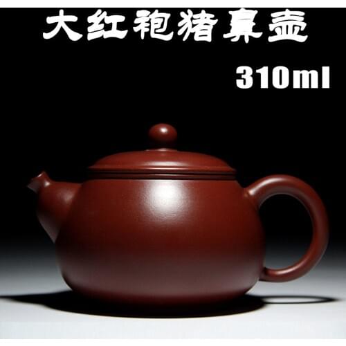 Pig nose tea pot Yixing Zisha Kung Fu teapot ore Zhu Dan Dahongpao teapot wholesale