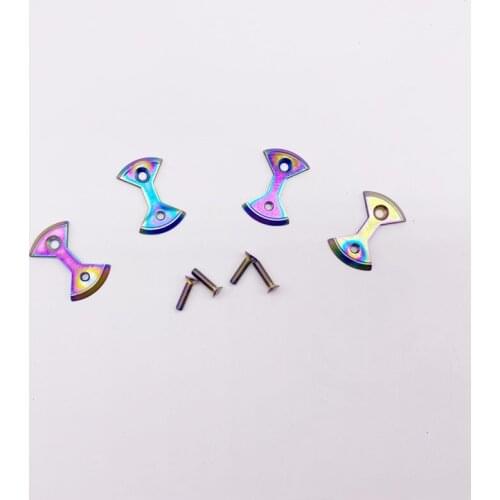 Titanium/Ti Pedal Plate/Bow tie* 4pc