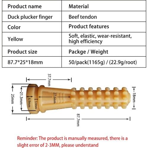 High Quality Duck Plucker Finger Rubber Plucking Fingers Removal Machine Glue Stick Plucker