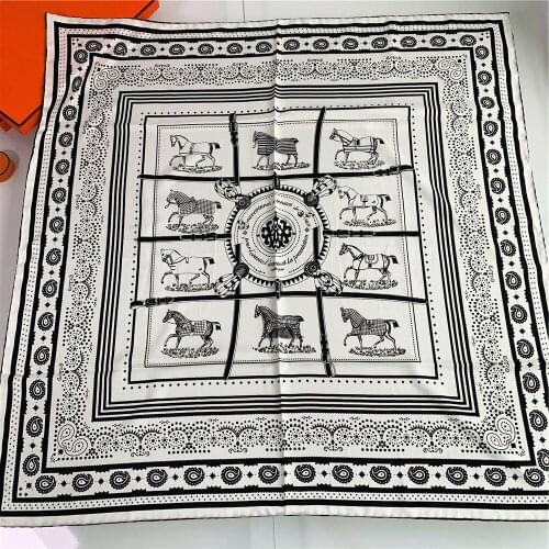 Kerchief Womens South Korea VersatileNew Style Literature And Art Small Silk Thin Type Decoration Business Neckerchief Scarf